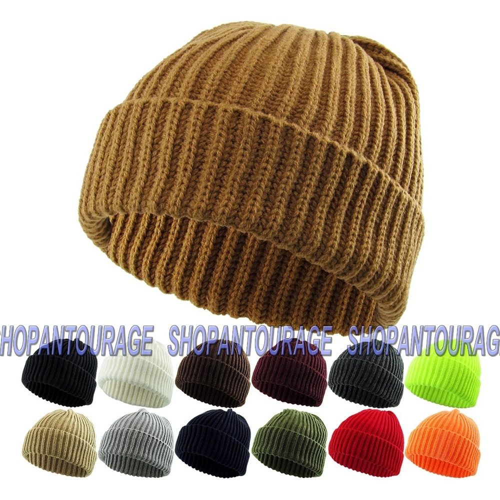 Kbethos KBW-507 New Thick Ribbed Unisex Beanie